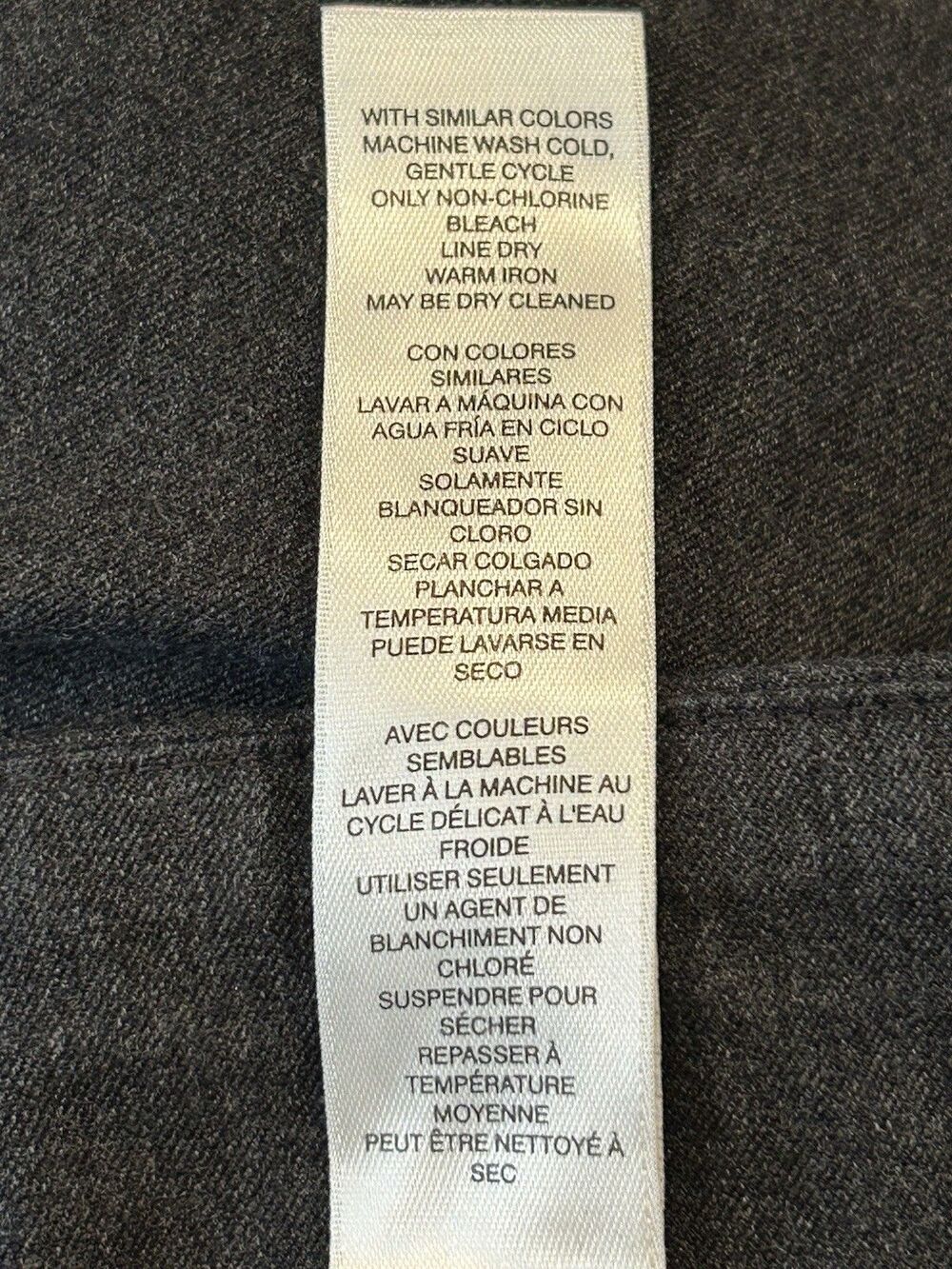 Fabulously Slimming by Chico's - Gray Stretch Pullon Pants - Size 3 Short XL/16 - Picture 5 of 6
